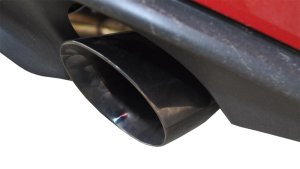 Volkswagen GTI Performance Exhaust - Rear - CORSA Performance - Cat Back, Dual Rear Exit with Single Pro-Series Tips - Black - `14-`16